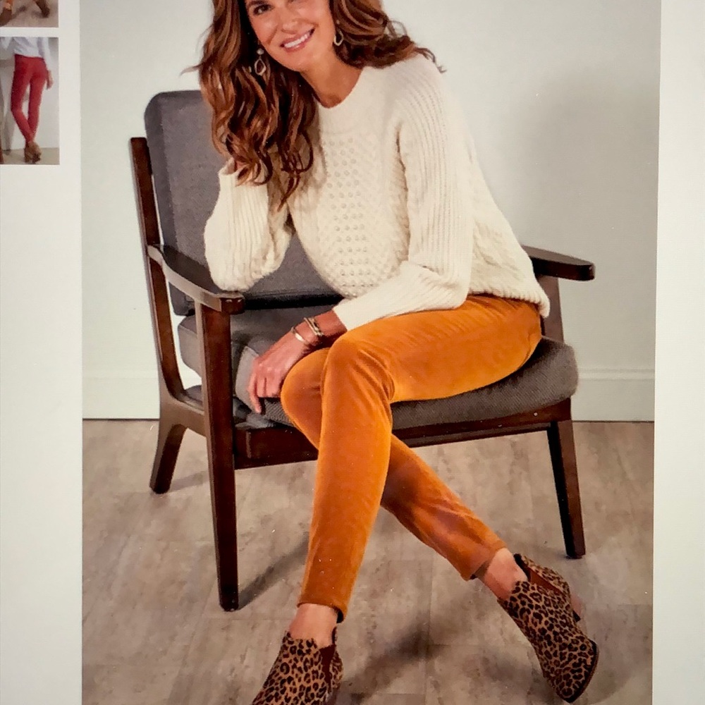 women corduroy high-rise skinny pants